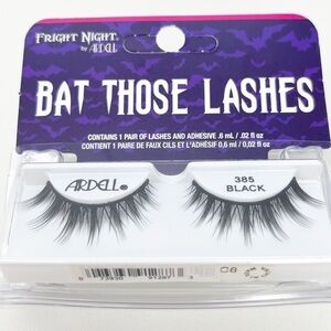 Ardell Lashes Fright Night “Bat Those Lashes” Black 385 Halloween Eye Falsies